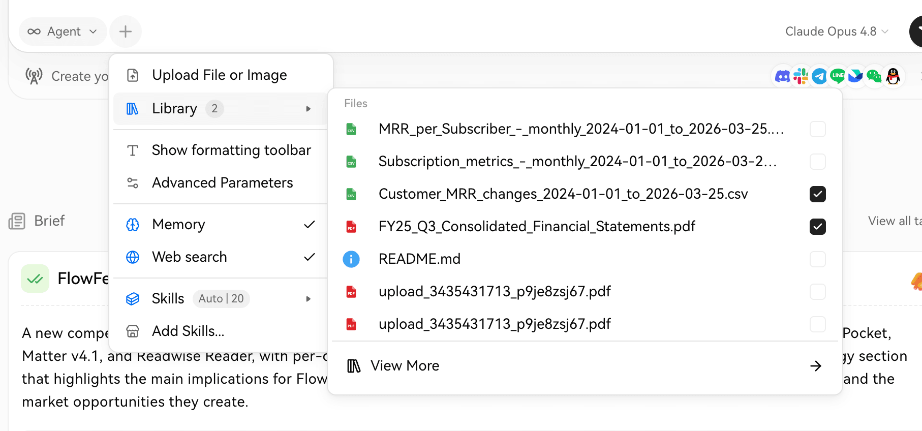 Old context menu